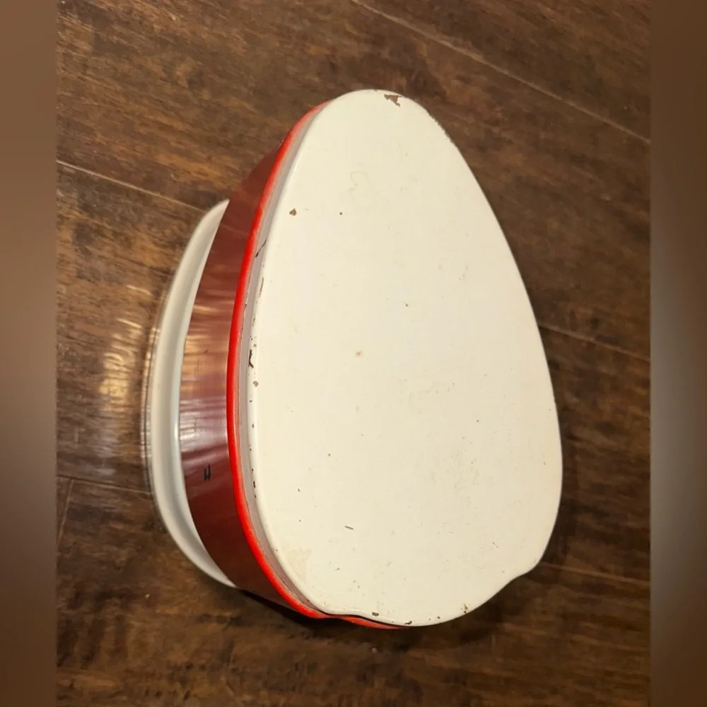 Vintage Aldeco Weight Scale Red & White